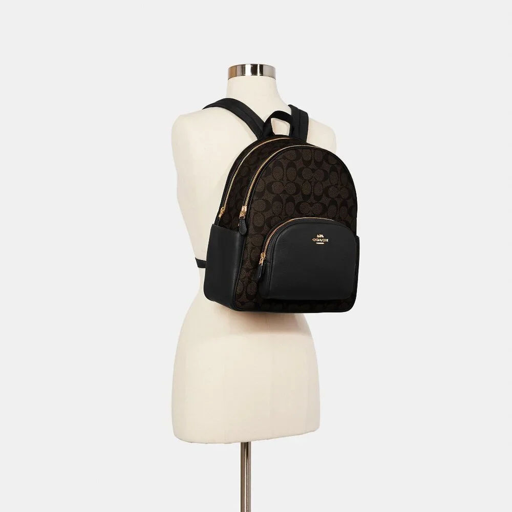 Court Backpack In Signature Canvas - Picture 2 of 3